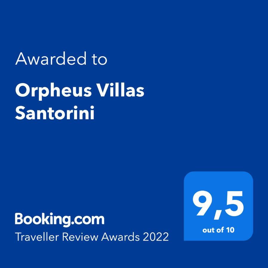 Villa Orpheus Santorini Megalochori  Eksteriør billede
